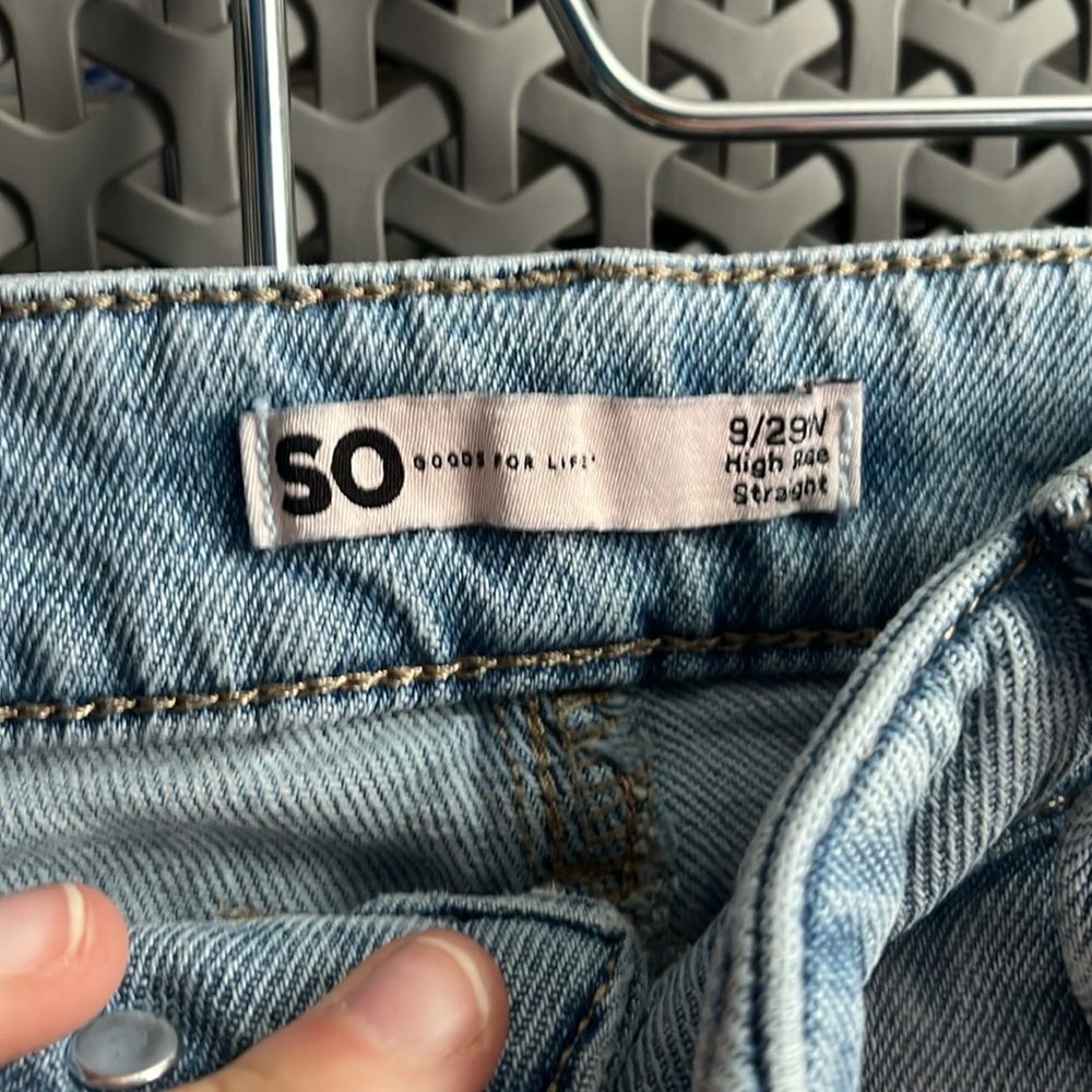 High Rise Straight Jeans - Picture 4 of 5